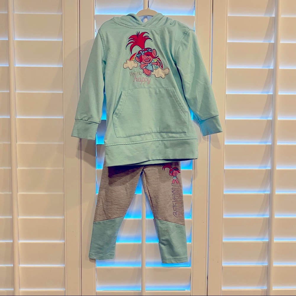 Dream works Trolls Hoodie and Leggings
